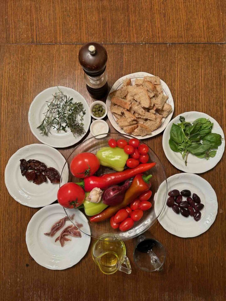 Sastojci za Pancanela salatu