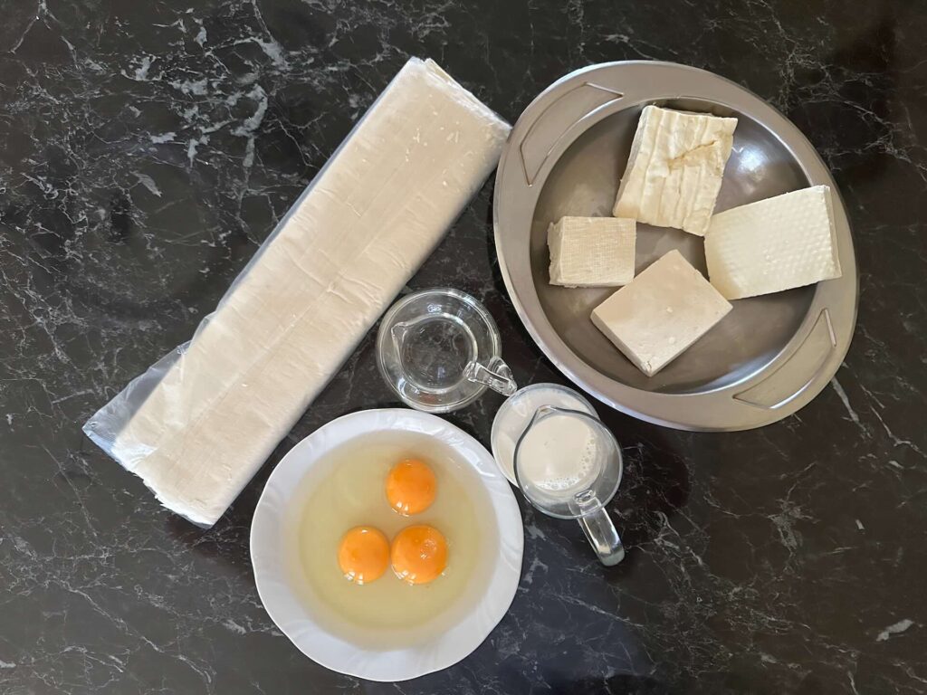 Gibanica, sastojci