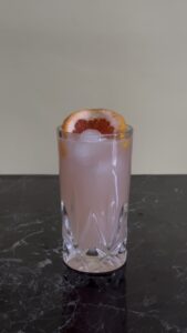 Koktel Paloma, servirano