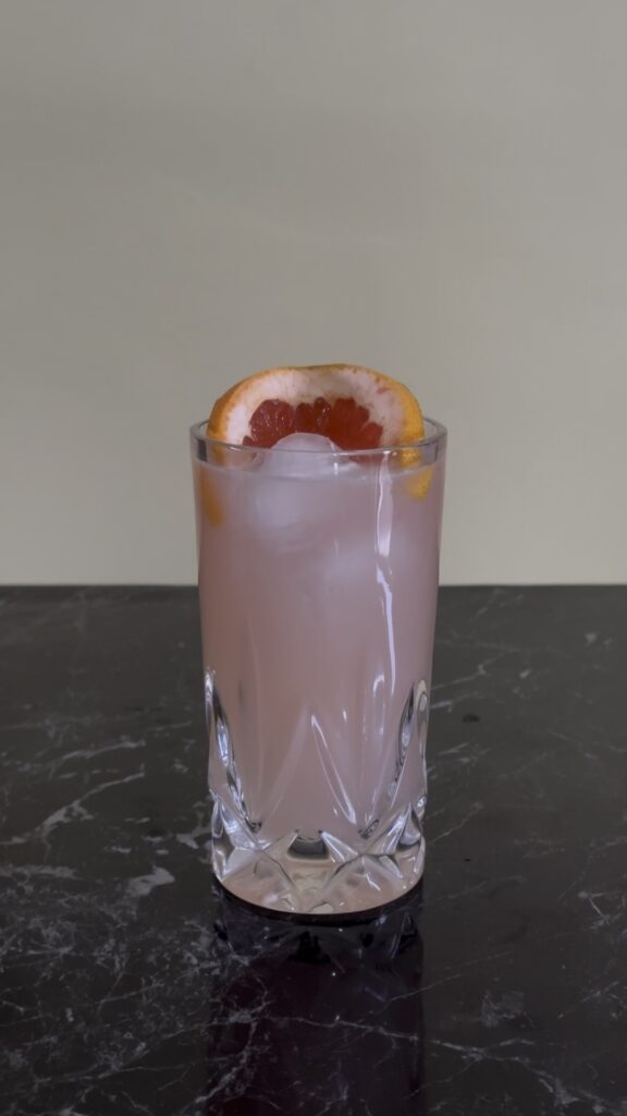 Koktel Paloma, servirano
