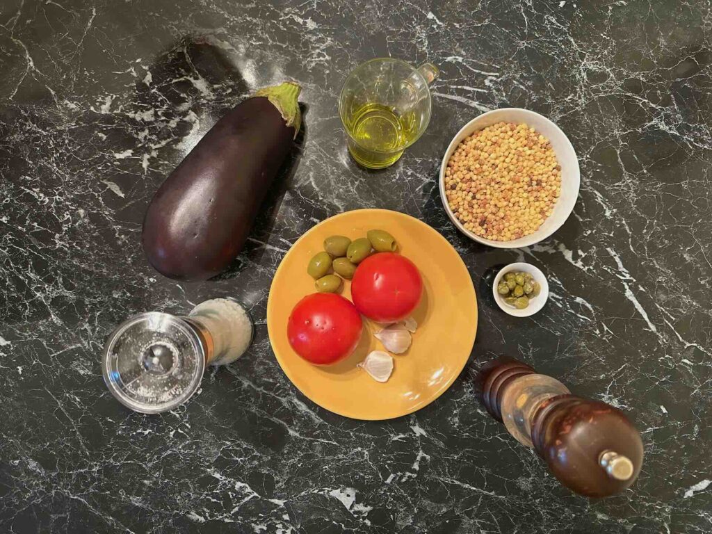Fregola sa plavim paradajzem - sastojci