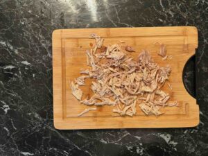Pileća krem čorba - trgano meso piletine