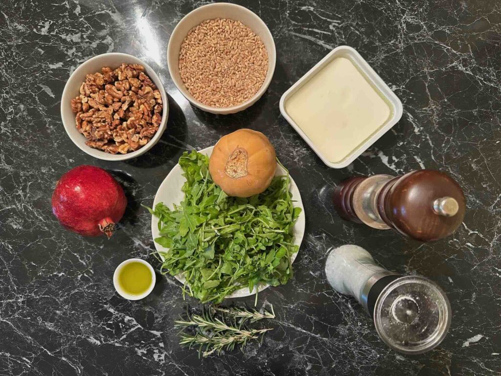 Salata od polbe sa bundevom i narom - sastojci