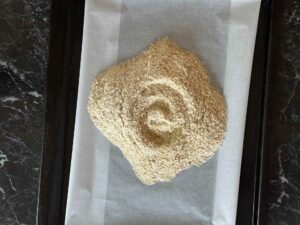 Torta sa rikotom i kruškama - pomešati brašno
