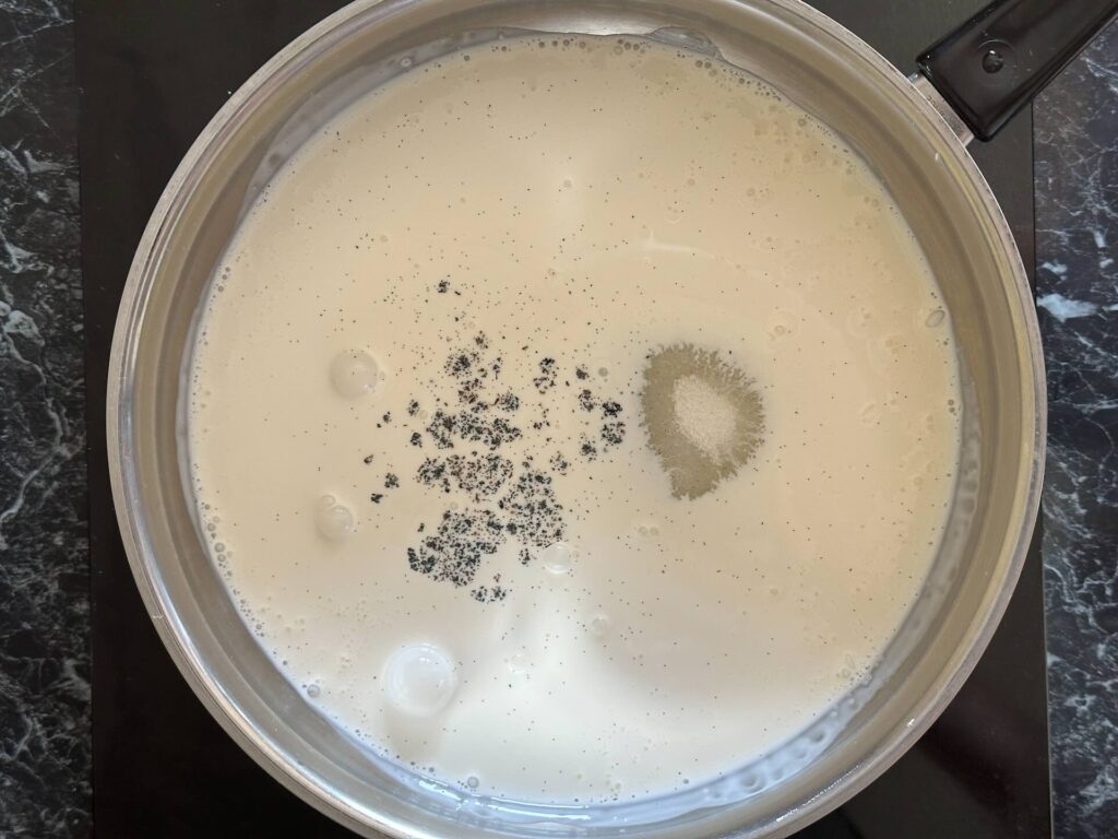 Panna cotta - priprema krema