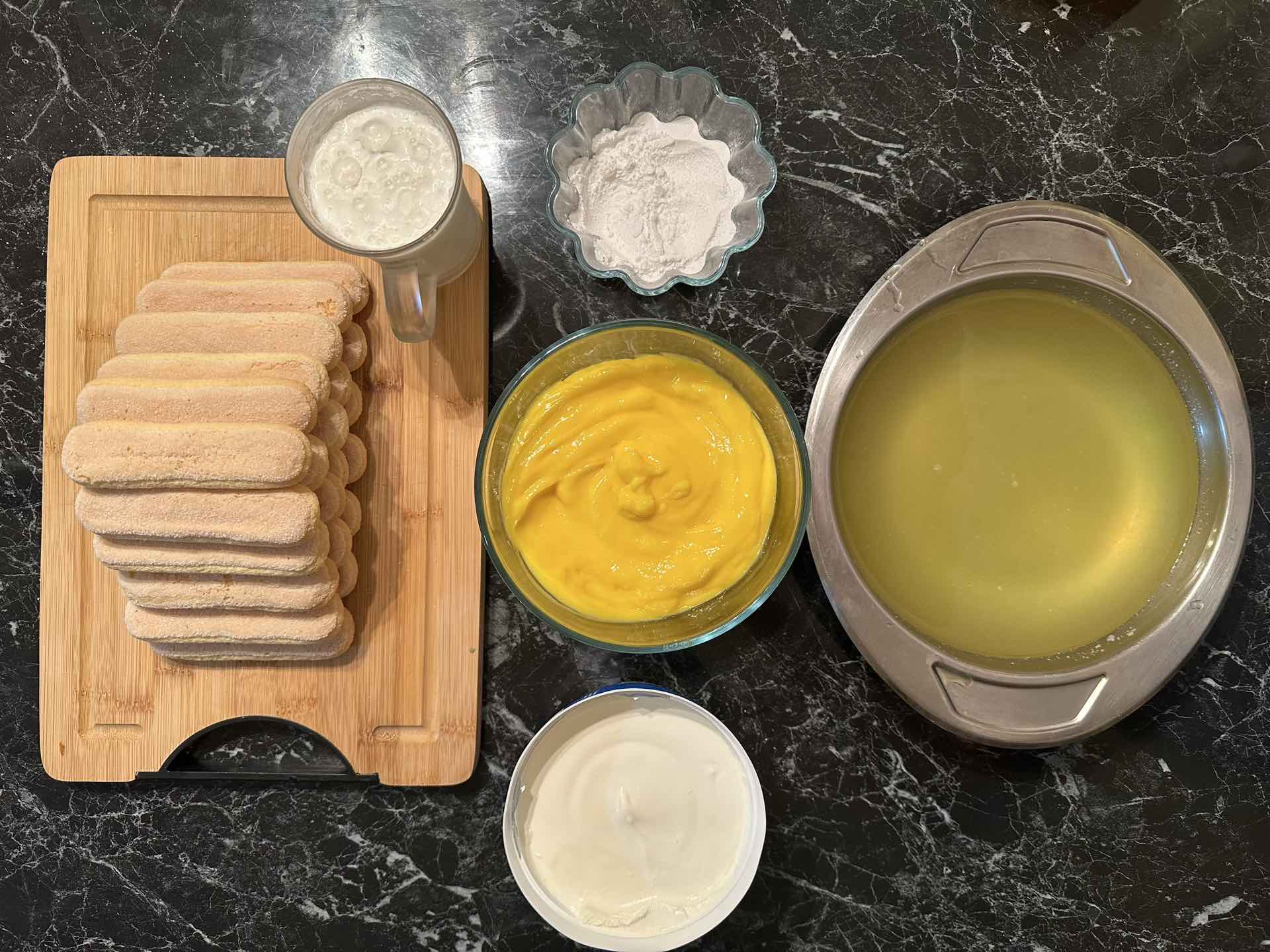 Sastojci za limun tiramisu