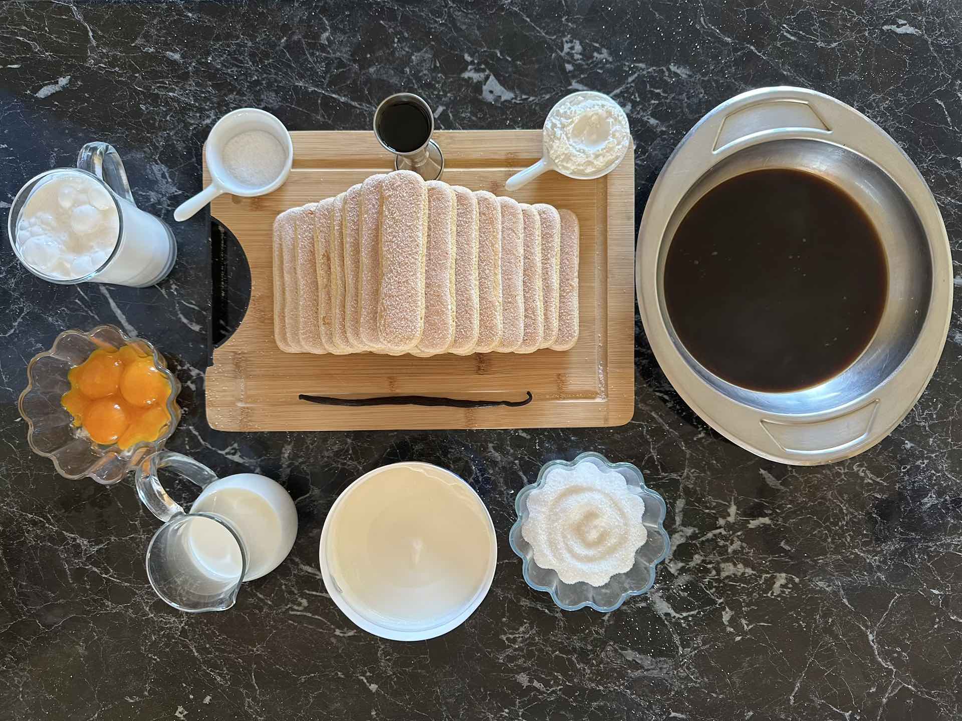 Sastojci za Tiramisu