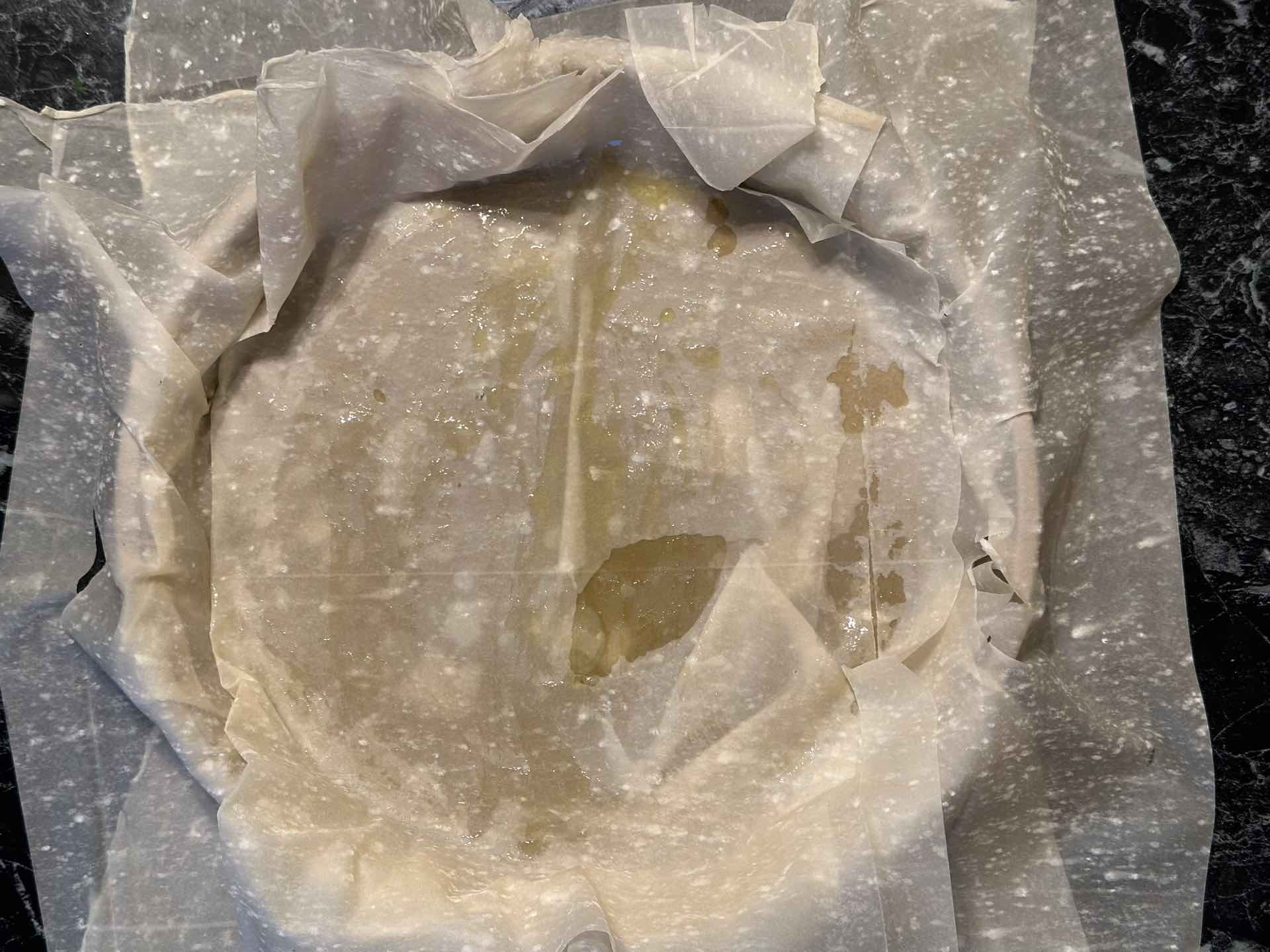 Složiti kore za pite u sudu za pečenje