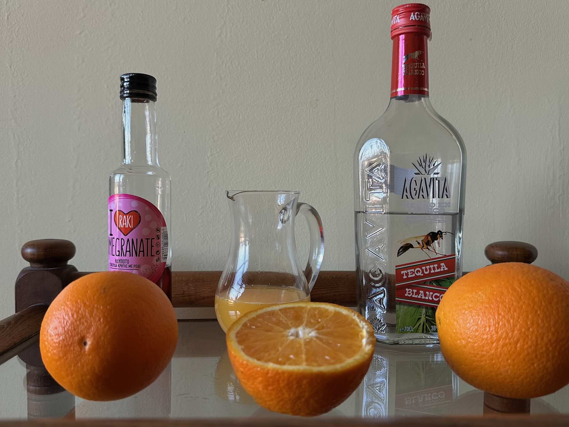 Sastojci za Koktel Tequila Sunrise
